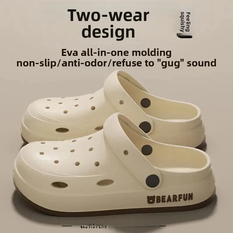 Zapatos de verano para mujer, antideslizantes, con dibujos animados, suela gruesa y suave de EVA, ¡oferta de temporada!