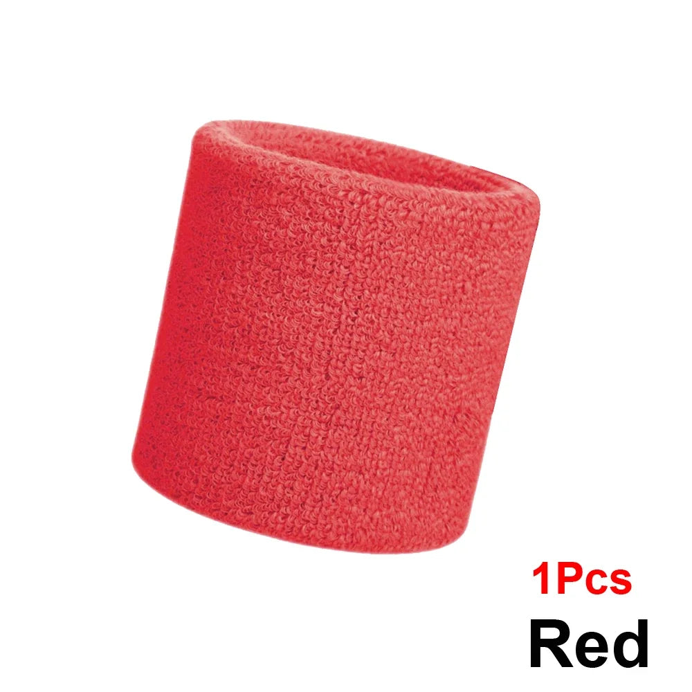 Pack de muñequeras deportivas multicolores únicas para baloncesto (negro, amarillo, blanco, azul, rosa, rojo y gris)
