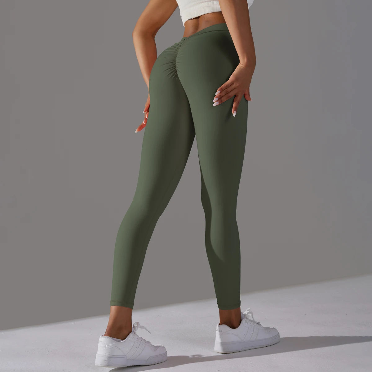 Women Seamless Solid Leggings Knitted High Waist Sports Leggings Fashion Hip Lifting Running Yoga Sport Gym Tights Pantalones