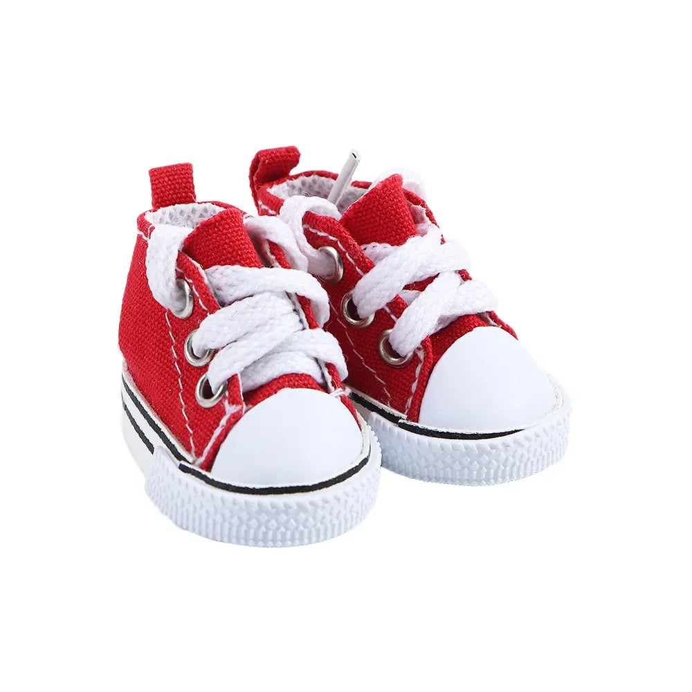 Accesorios para muñecas, juguete para niña, zapatos para muñecas 1/6, zapatillas para muñecas de 5 cm, zapatos para muñecas, zapatos de lona para muñecas, zapatos para muñecas BJD.