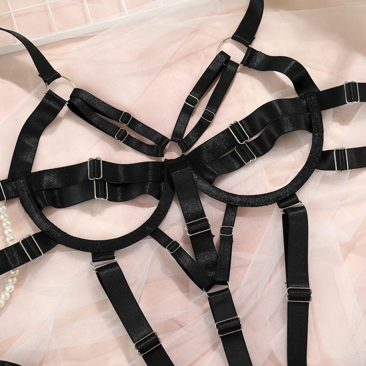 Yimunancy - Body de vendaje de una pieza para mujer, 4 colores, exótico, negro, ajustado, espalda abierta, sexy, ropa de club