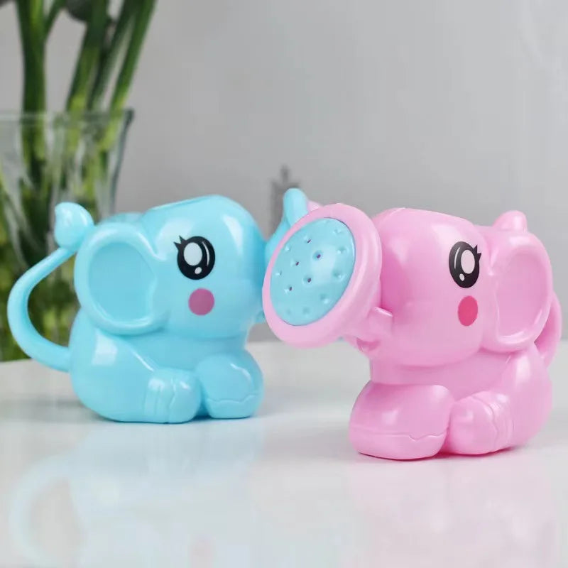 Juguete de baño de plástico con tetera, herramienta de ducha para bebé, regadera de elefante, juguete de baño para niños, rociador de baño de verano