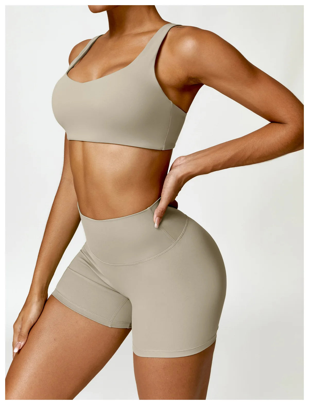 Conjunto deportivo de 2 piezas para mujer, de secado rápido, para gimnasio, chándal para correr, entrenamiento, camiseta deportiva de manga larga, ropa de yoga