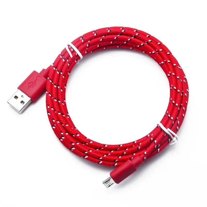 Cable micro USB Olaf de carga rápida USB A a micro USB, cable de datos para cargador de teléfono móvil Samsung, Huawei y Xiaomi (0,5 m-3 m)