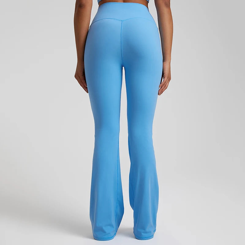 Buttery Soft High Waist Flare Leggings No Front Seam Workout Yoga Flared Pants Full Length Gym Sport Leggings Women Tights