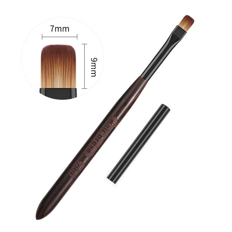 Lápiz de fototerapia con pegamento para uñas, pincel de gel UV, pincel acrílico, pinceles profesionales para decoración de uñas, pinceles para pintar y dibujar, herramientas de manicura.