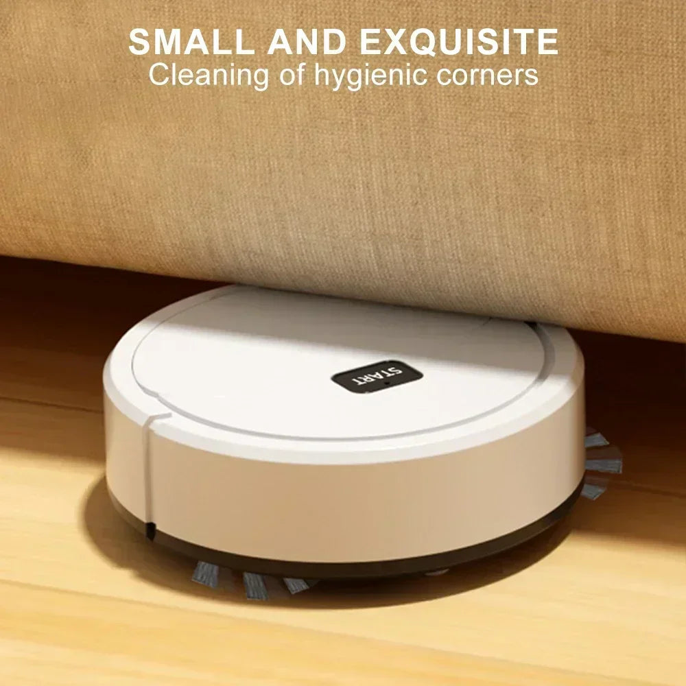 Robot barredor inteligente que friega el suelo cuatro en uno, limpia el hogar, automático, ultrafino, silencioso, caja de regalo