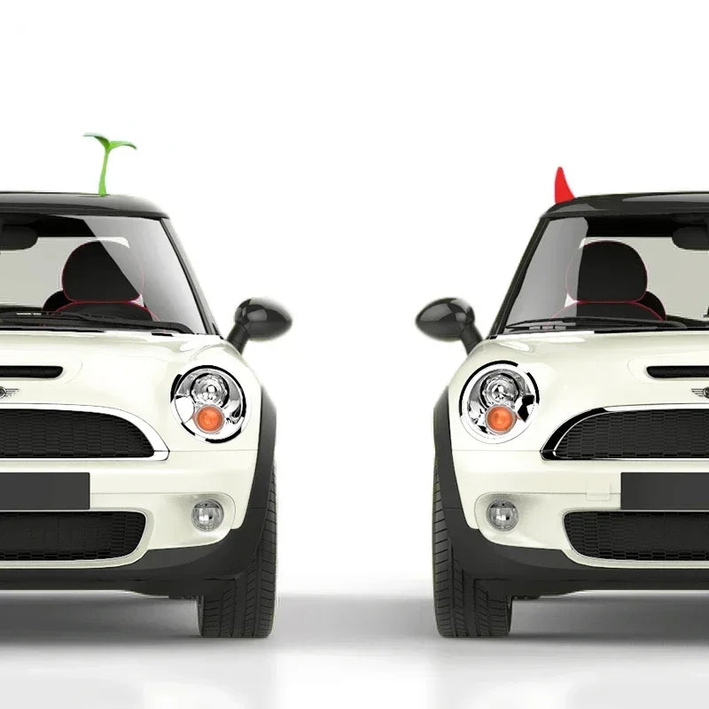 Adornos para el techo del coche, adornos para el techo del coche, adornos de demonio, adornos para el exterior, dibujos animados lindos.