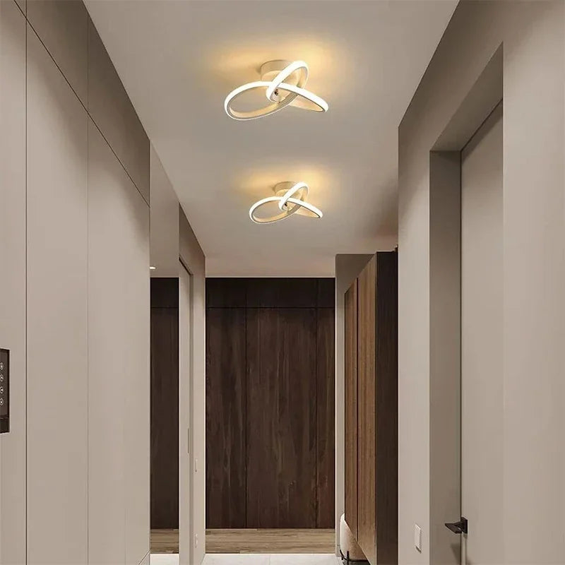 Lámpara de techo LED de 20 W para pasillo, iluminación moderna para el hogar, lámpara LED de superficie para dormitorio, sala de estar, pasillo, escalera, balcón.