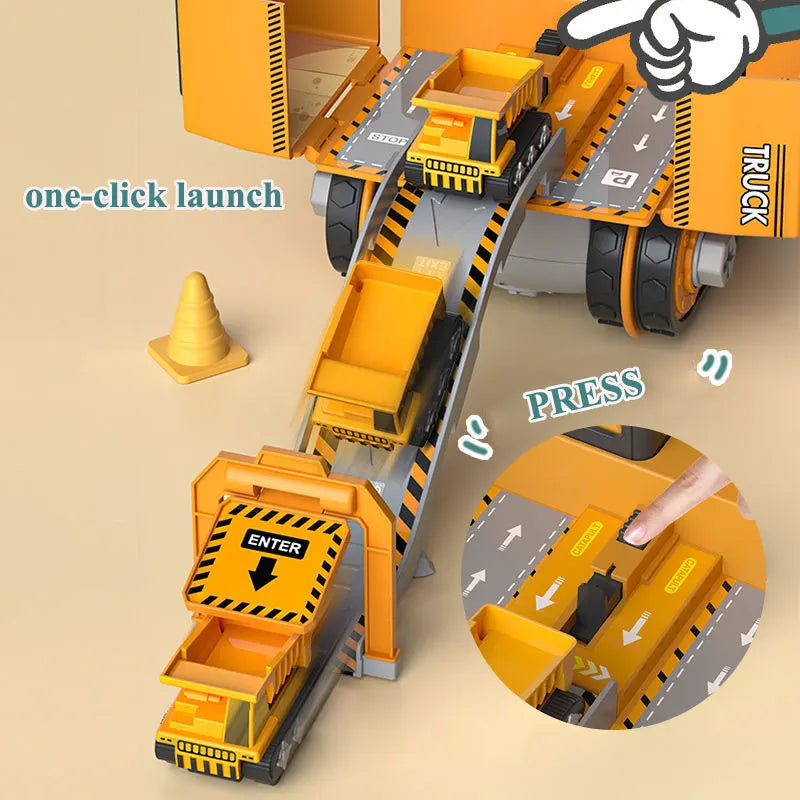 Vehículo de ingeniería para niños, taladro eléctrico, herramientas, juguetes, juegos educativos ensamblados, herramientas para niños, regalo de construcción con tuercas