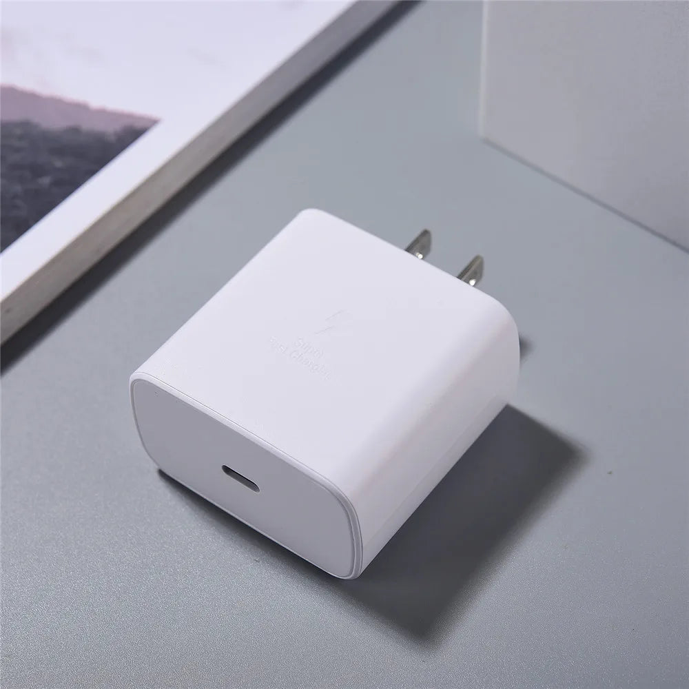 Cargador original Samsung de 45 W con carga superrápida, adaptador certificado UE/RU para Galaxy Z Fold/Flip 6 5 4 3 A56 A36 F56 C55 M55 M56