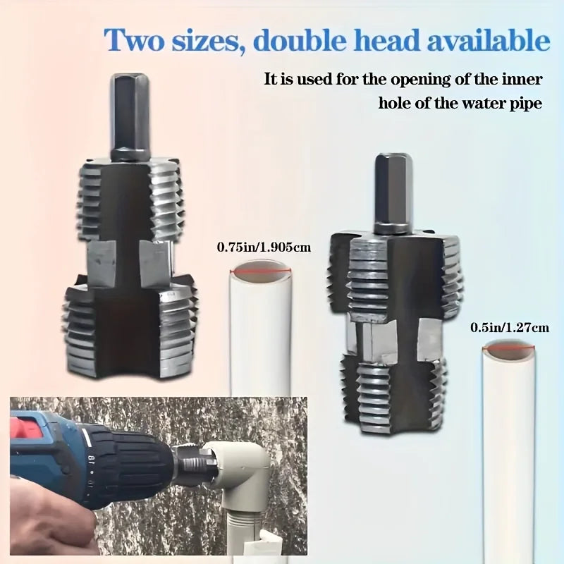 Herramienta para roscar tuberías para fontaneros y tuberías PPR y PPE, una herramienta cómoda y práctica para instalar grifos y conectar tuberías.