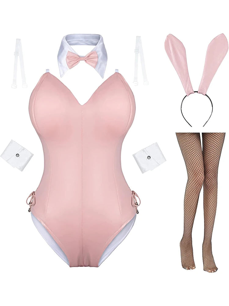 Sexy OL Secretarial Uniform Cosplay Costume Teacher Outfits Shirt Leather Mini Skirt Suit Role Play Nightclub Clothing Halloween