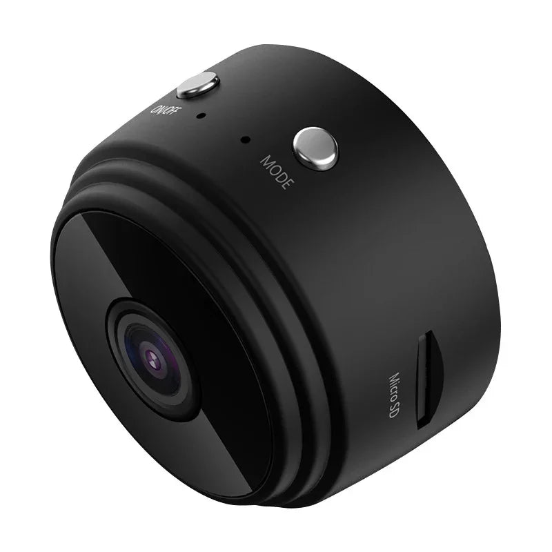 Minicámara WiFi de 9 pulgadas, grabadora de video inalámbrica, grabadora de voz, cámara de monitoreo de seguridad para el hogar inteligente para bebés y mascotas.