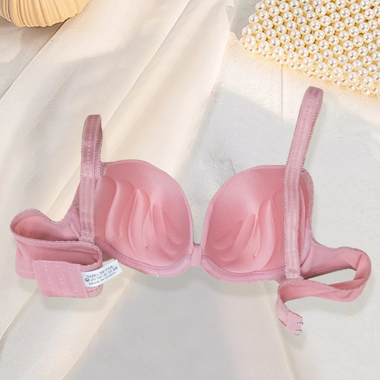 Conjunto de lencería cómoda de 3 piezas de encaje multicolor para mujer, estilo casual y cómodo, tirantes con circonitas y ajustable.