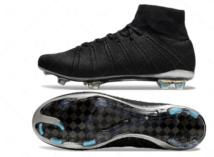 Botas de fútbol de caña alta para hombre. Ventas transfronterizas. Assassin 10.ª generación FG. Garantía de calidad. Venta única. Reclutamiento de agentes.