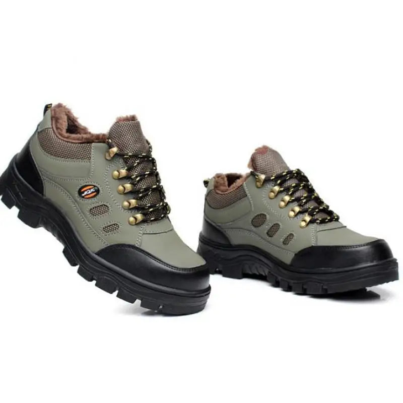 Zapatos de Seguridad 2023 Nuevos Zapatos de Seguridad de Invierno para Hombre, Felpa Abrigada, Alta Calidad, Trabajo al Aire Libre, Tallas Grandes, Sepatu Safety