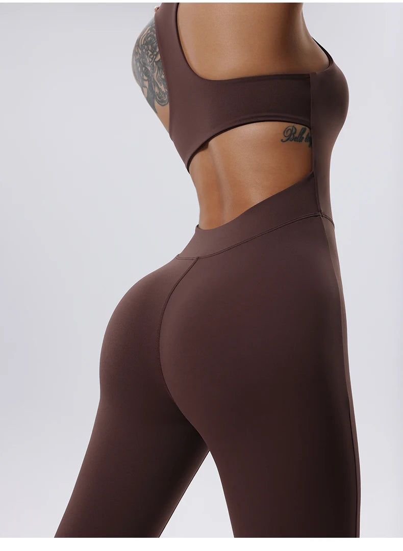 Conjunto de yoga, mono para mujer, para todas las estaciones, informal, deportivo, sin mangas, ajustado, ropa deportiva, todo en uno, mono, ropa para mujer