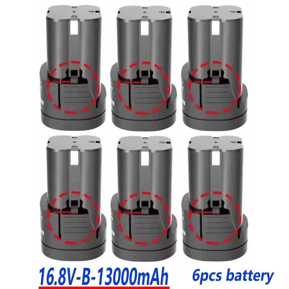 100%New16.8V.13000mAh.herramientas.electricas de.bateria,taladro recargable.para.destornillador.inalambrico.taladro electrico.