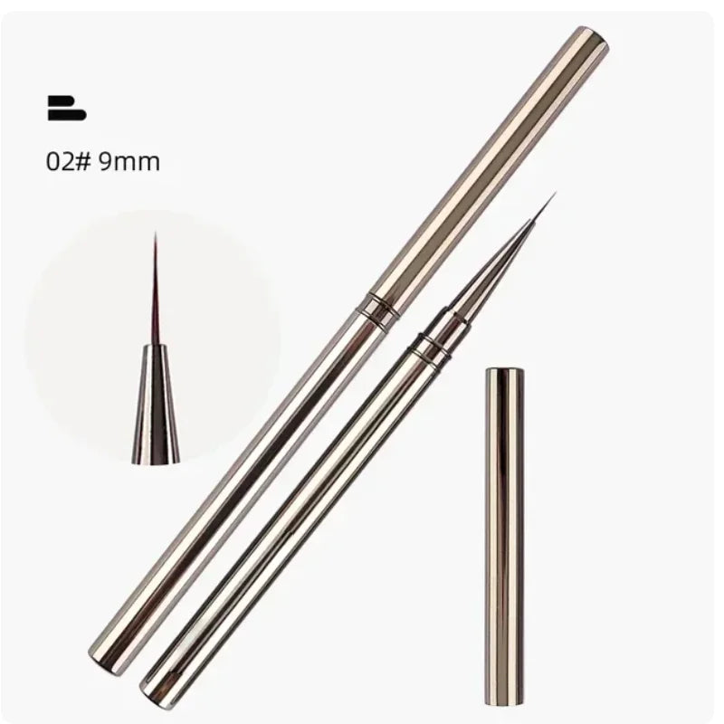 Lápiz de fototerapia con pegamento para uñas, pincel para gel UV, pincel para uñas acrílicas, pincel para pintar, pincel para delinear, pincel para manicura, herramienta profesional para pinceles.