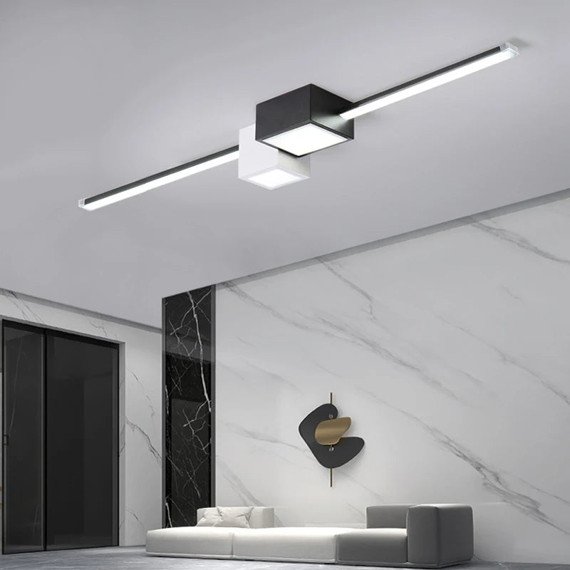 Lámparas de techo LED, iluminación interior, decoración del hogar, dormitorio, armarios, sala de estar, estudio, cocina, pasillo, techo, luz nórdica