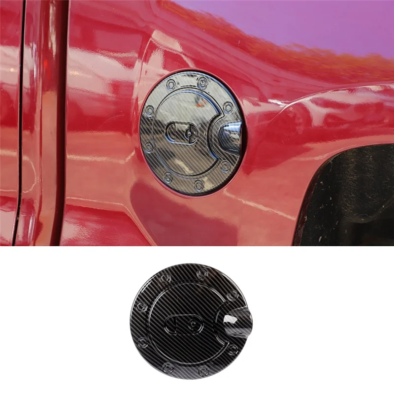 Embellecedor de cubierta de tanque de gasolina, accesorio ABS para Chevy Silverado/GMC Sierra 2014-2018 (A65M)