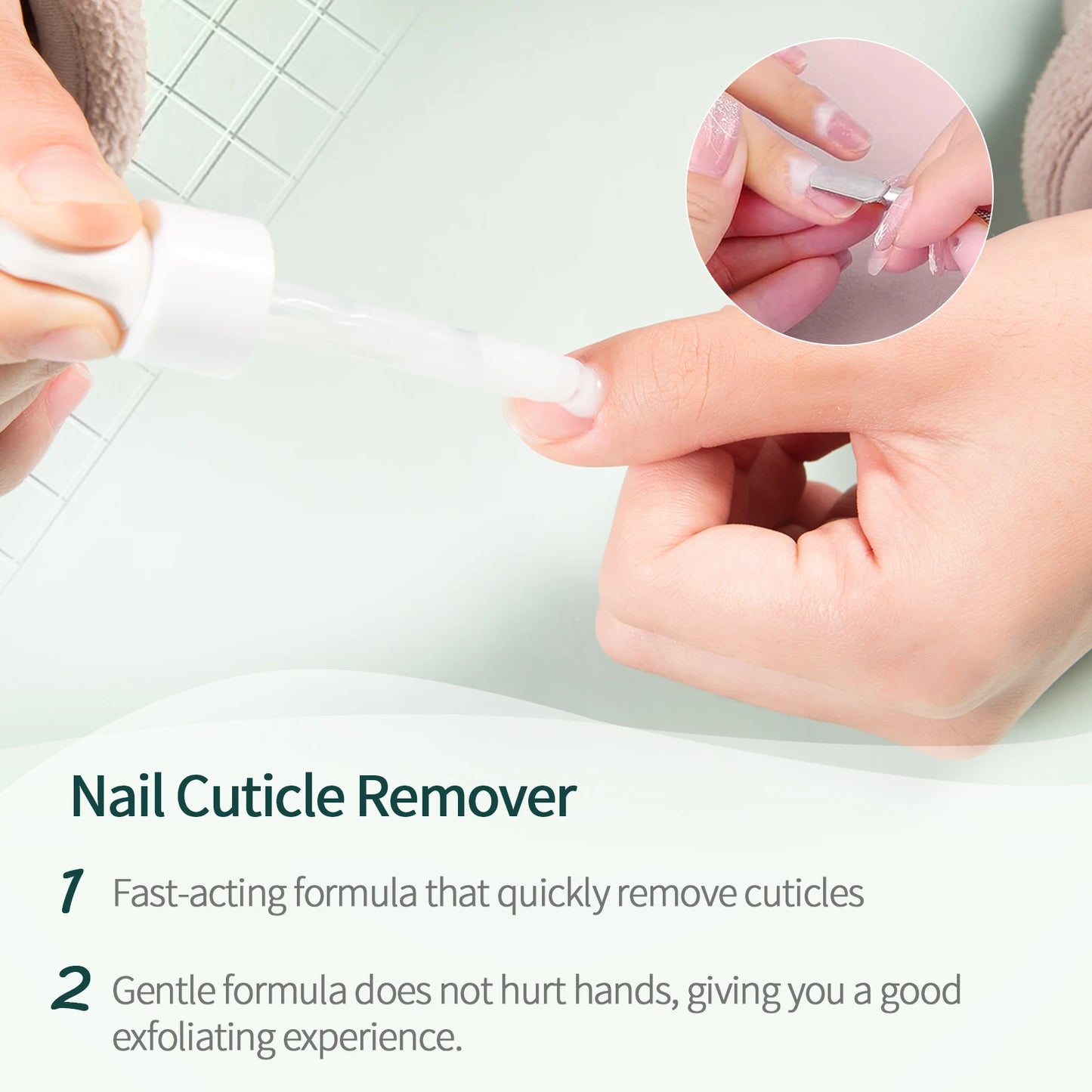 Juego de herramientas de manicura Nailpop con suavizante para eliminar la piel muerta, aceite nutritivo para cutículas, reparador de uñas, hidratante y brillante (20 ml)