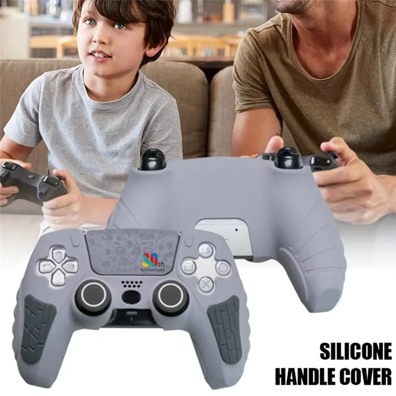 Funda de silicona antideslizante a prueba de sudor, accesorios para consola de juegos, ajuste ceñido, juego cómodo, fácil instalación