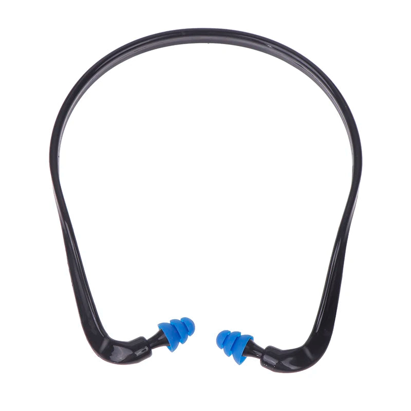 Tapones de silicona suave para los oídos, protectores antirruido para dormir y trabajar, 1 unidad.
