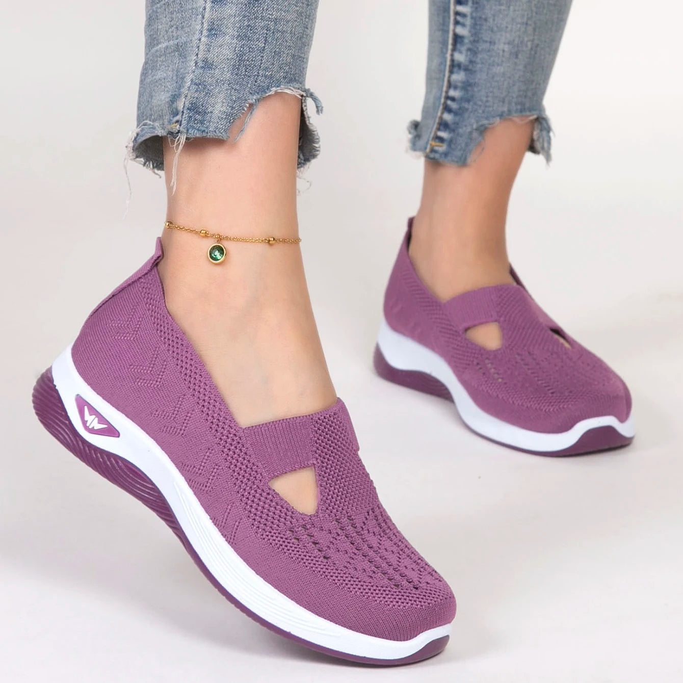 Zapatillas deportivas de primavera para mujer, modernas, transpirables, ligeras, antideslizantes, resistentes al desgaste, informales, planas.