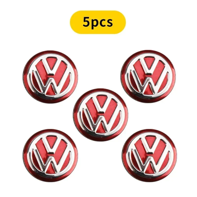 Pegatinas con emblema para llave de coche de 14 mm, accesorios para el logotipo de la llave de control automático para Volkswagen R Golf 4 Motion Polo Touran TSI TDI R32 MK4 GTI