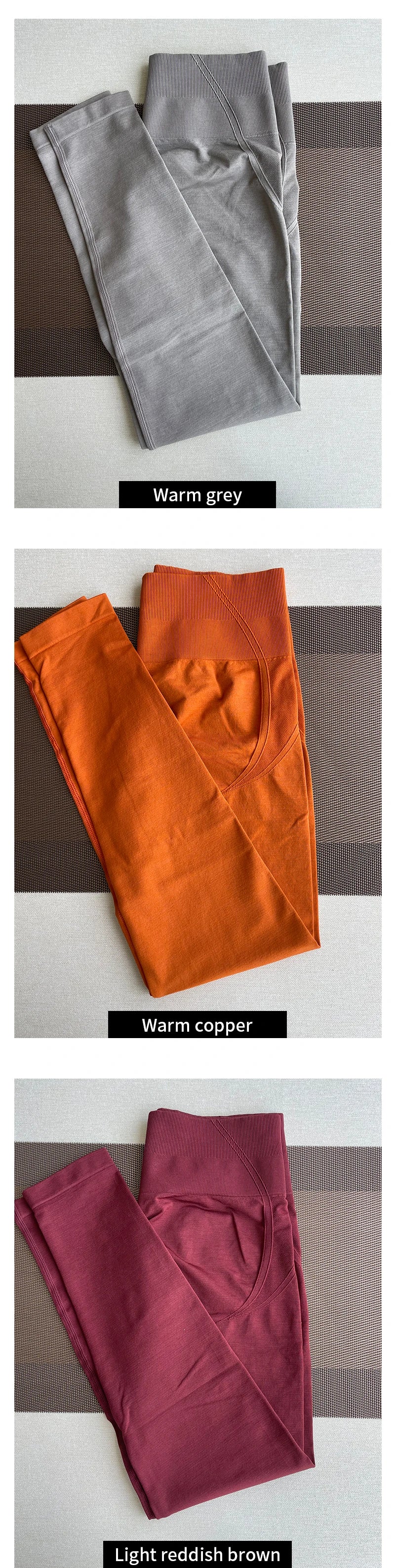 Pantalones deportivos ajustados sin costuras TKITK, leggings de gimnasio para mujer, pantalones de yoga suaves de cintura alta, ropa deportiva para fitness.
