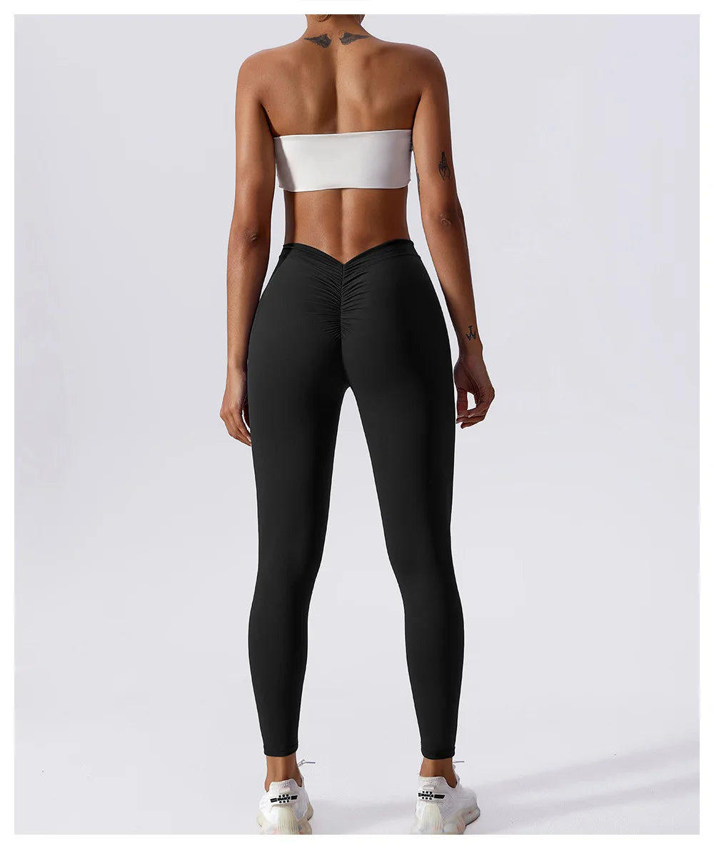 Women Seamless Leggings Sports High Waist Fitness Leggings Push Up Yoga Leggings Push Up Tight Gym Clothing Sports Workout Pants