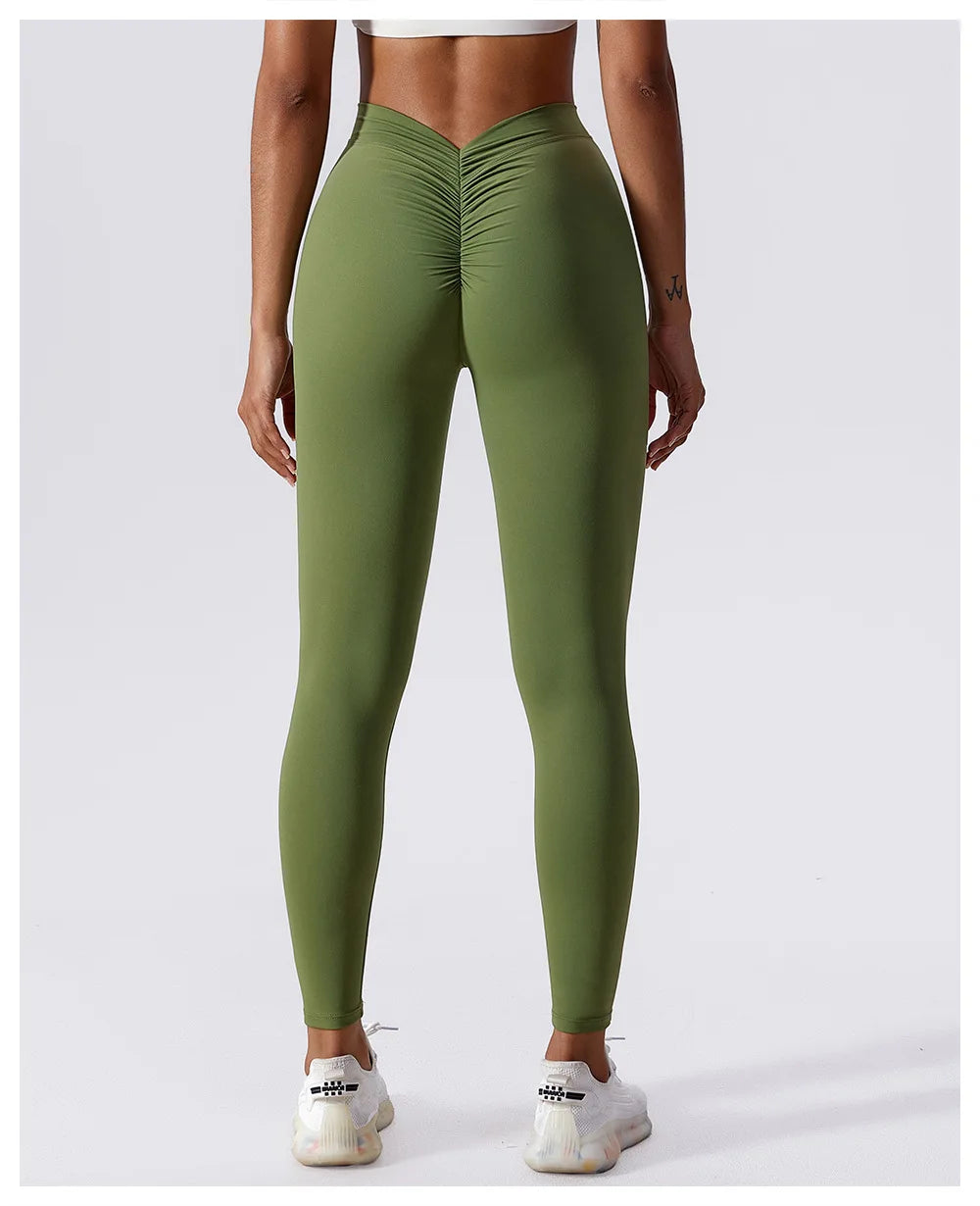 Women Seamless Leggings Sports High Waist Fitness Leggings Push Up Yoga Leggings Push Up Tight Gym Clothing Sports Workout Pants
