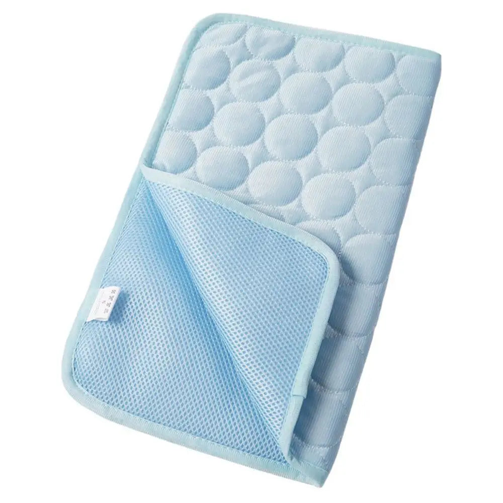 Nueva colchoneta refrescante de verano para perros, manta para gatos, sofá, cama transpirable para mascotas, lavable para perros pequeños, medianos y grandes, para coche.