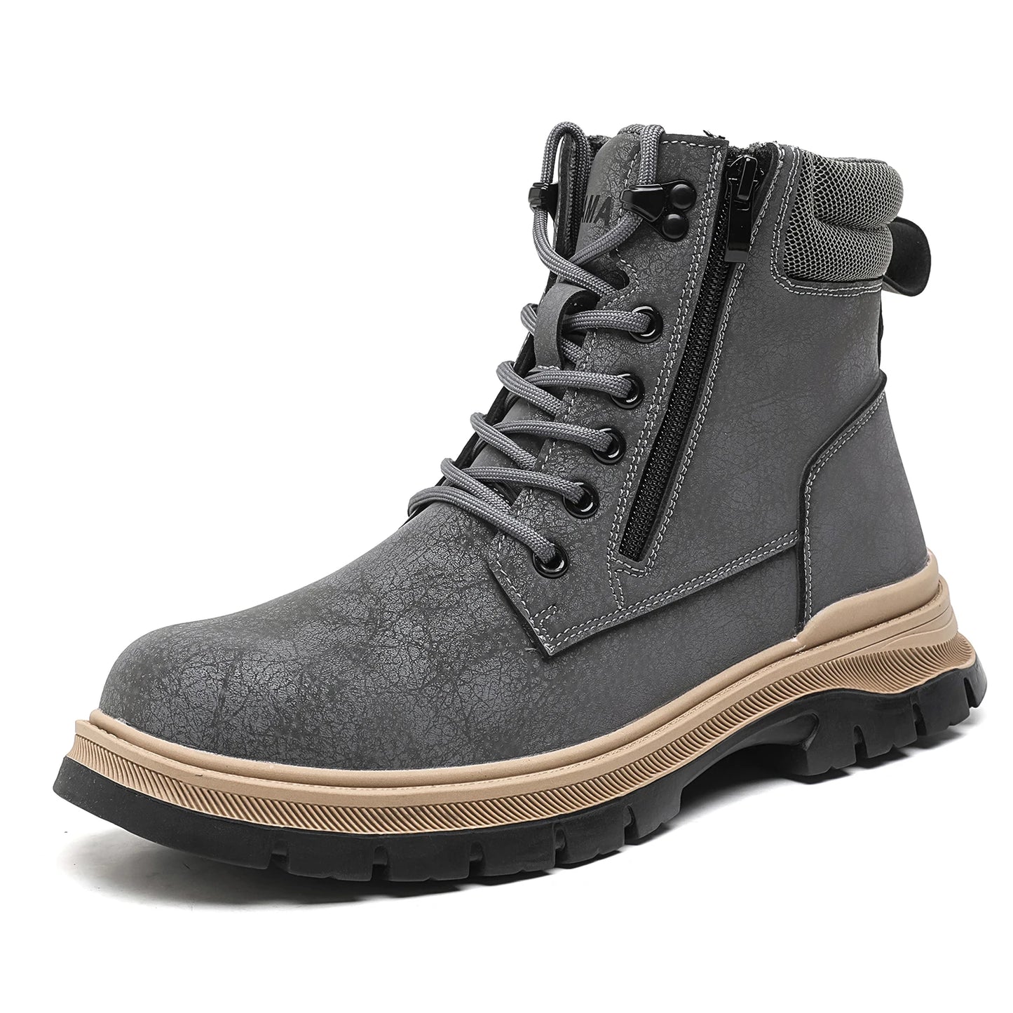 2024 New Safety Shoes Men Anti-smash Anti Puncture Work Shoes Anti Slip Indestructible Shoes Protective Sneakers Men Boots