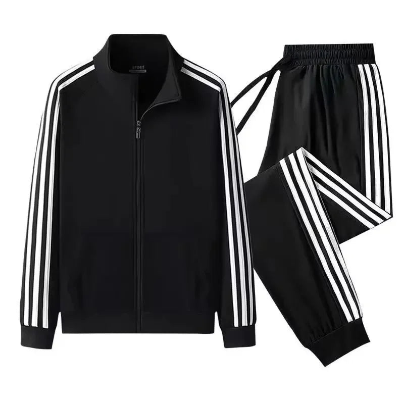 Conjunto deportivo a juego para pareja, primavera y otoño, moderno, para hombre y mujer, chaqueta informal, sudadera y pantalones, conjunto de 2 piezas