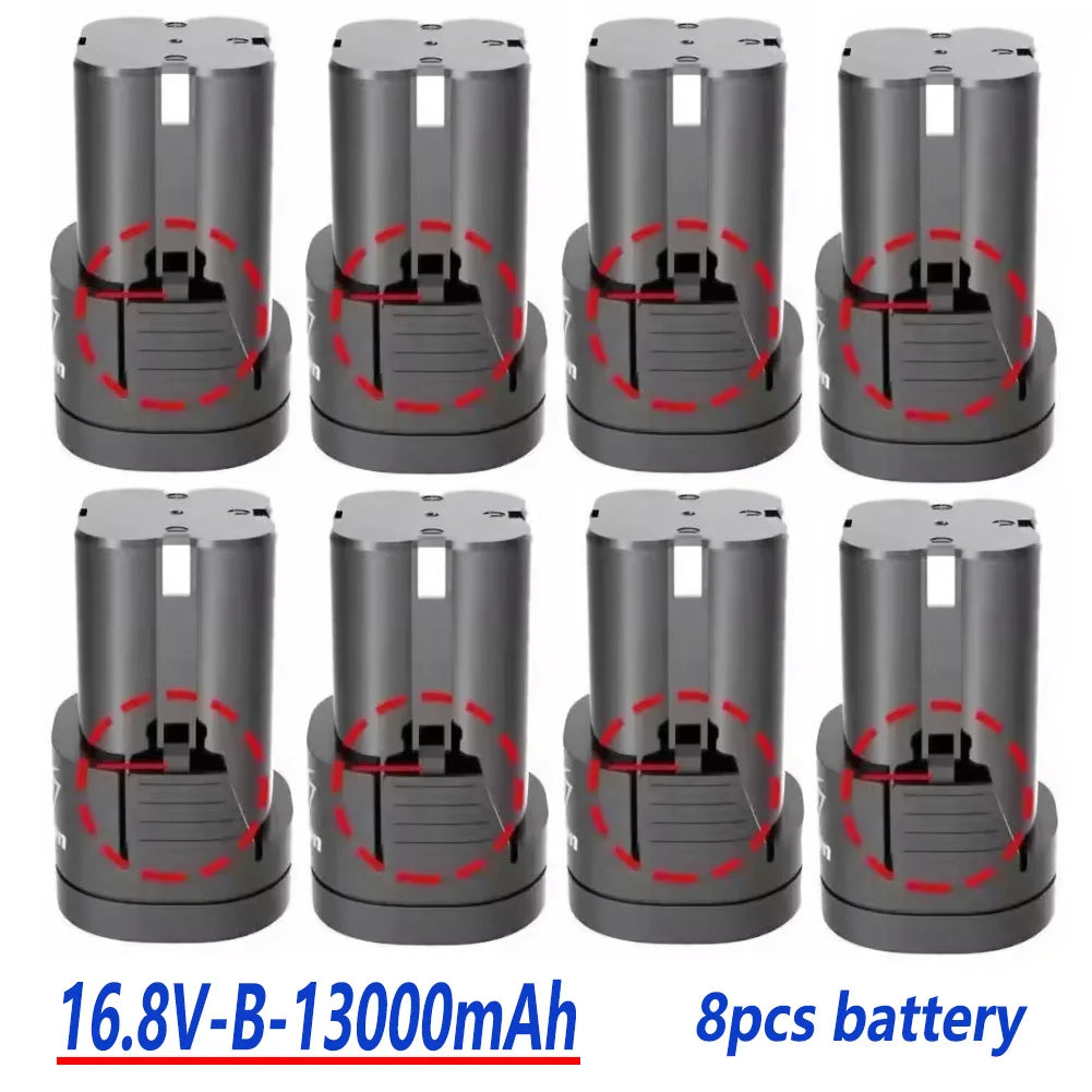 100%New16.8V.13000mAh.herramientas.electricas de.bateria,taladro recargable.para.destornillador.inalambrico.taladro electrico.
