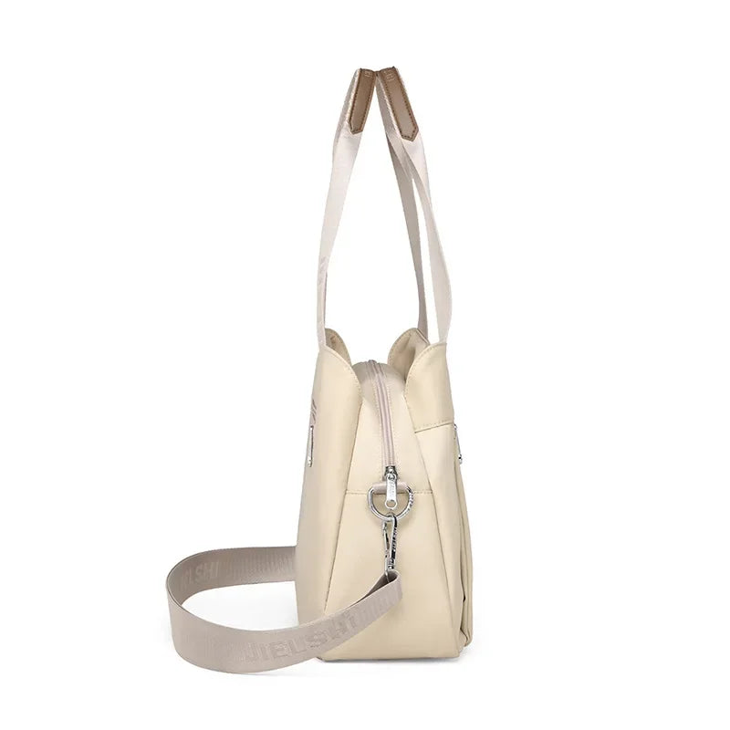 Bolso bandolera de nailon impermeable de moda, bolso informal para ir de compras o de viaje, bolso de mano Jietrans de nuevo estilo, bolso de un solo hombro.