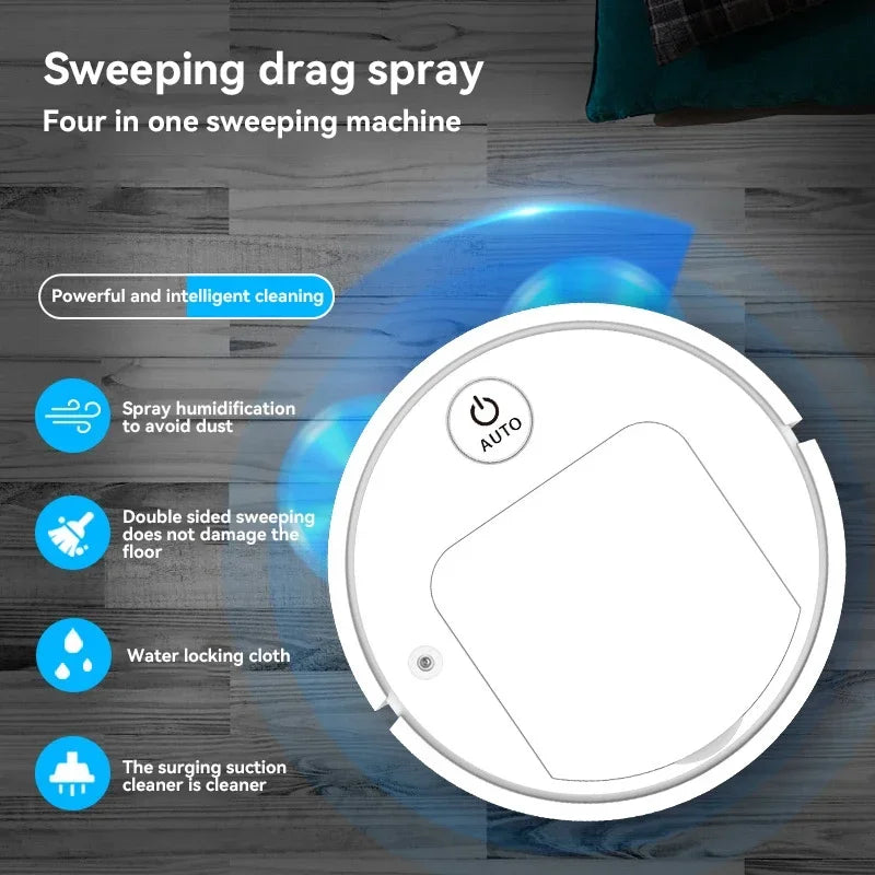XIAOMI - Nuevo robot barredor 5 en 1, fregador y aspirador, limpieza potente, purificador de aire, pulverizador, humidificador, robot inteligente RC