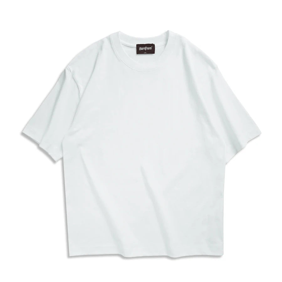 WAVLATII Camisetas de verano de gran tamaño para mujeres y hombres, camisetas casuales marrones para mujeres, camisetas de calle coreanas, camisetas unisex básicas sólidas para jóvenes y geniales
