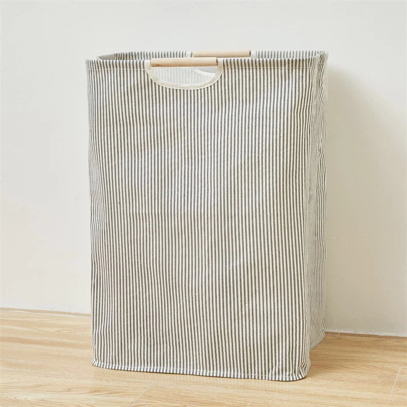 Cesta de lavandería de gran capacidad para ropa sucia con asa, cesta plegable para ropa, accesorios de baño