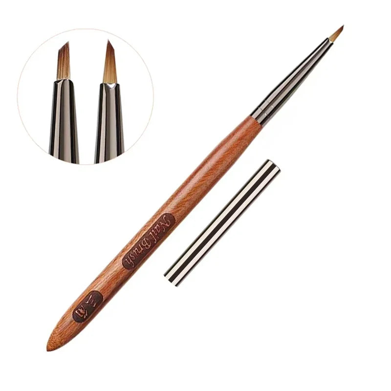 Lápiz de fototerapia con pegamento para uñas, pincel de gel UV, pincel acrílico, pinceles profesionales para decoración de uñas, pinceles para pintar y dibujar, herramientas de manicura.