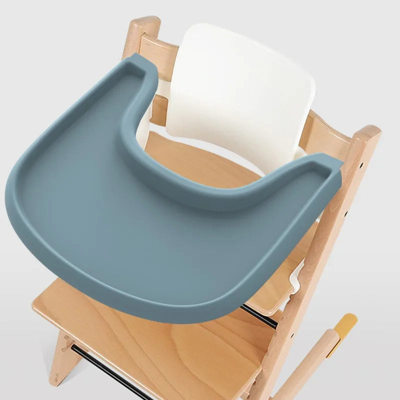 Silla de crecimiento, plato de comedor para bebés, mesa de comedor, tapete, cojín, bandeja de silicona para silla alta, tapete de comedor para niños