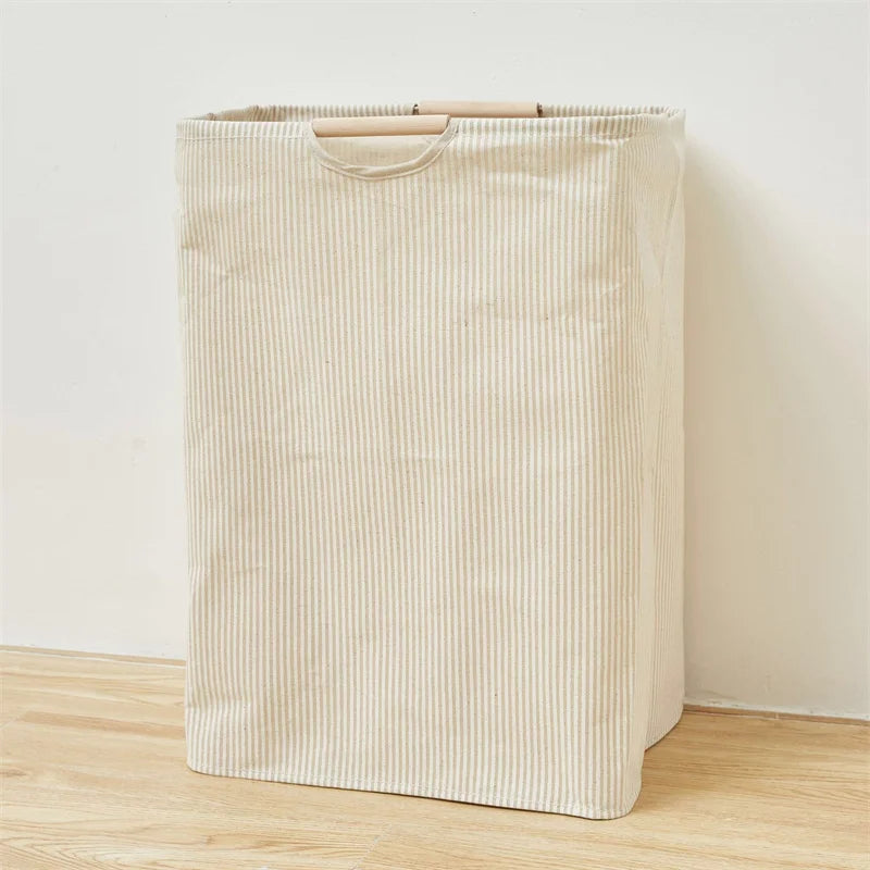 Cesta de lavandería de gran capacidad para ropa sucia con asa, cesta plegable para ropa, accesorios de baño