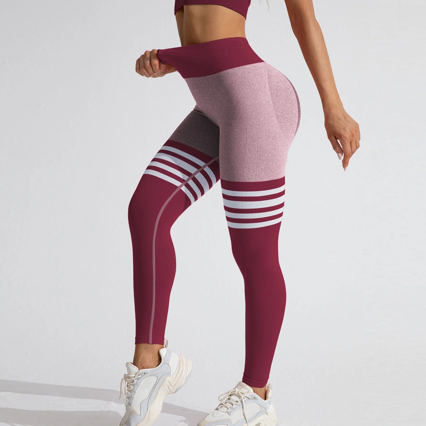 Leggings deportivos para mujer, para gimnasio, fitness, entrenamiento, con cintura alta elástica, efecto push-up, mallas de yoga, tallas S-XL.