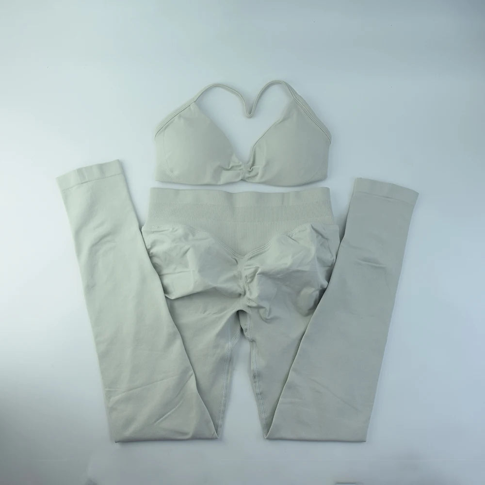 Conjunto de 2 sujetadores de tirantes finos para gimnasio, sin costuras, de alta sujeción, para mujer, deportivos, para entrenamiento, yoga, sin logotipo