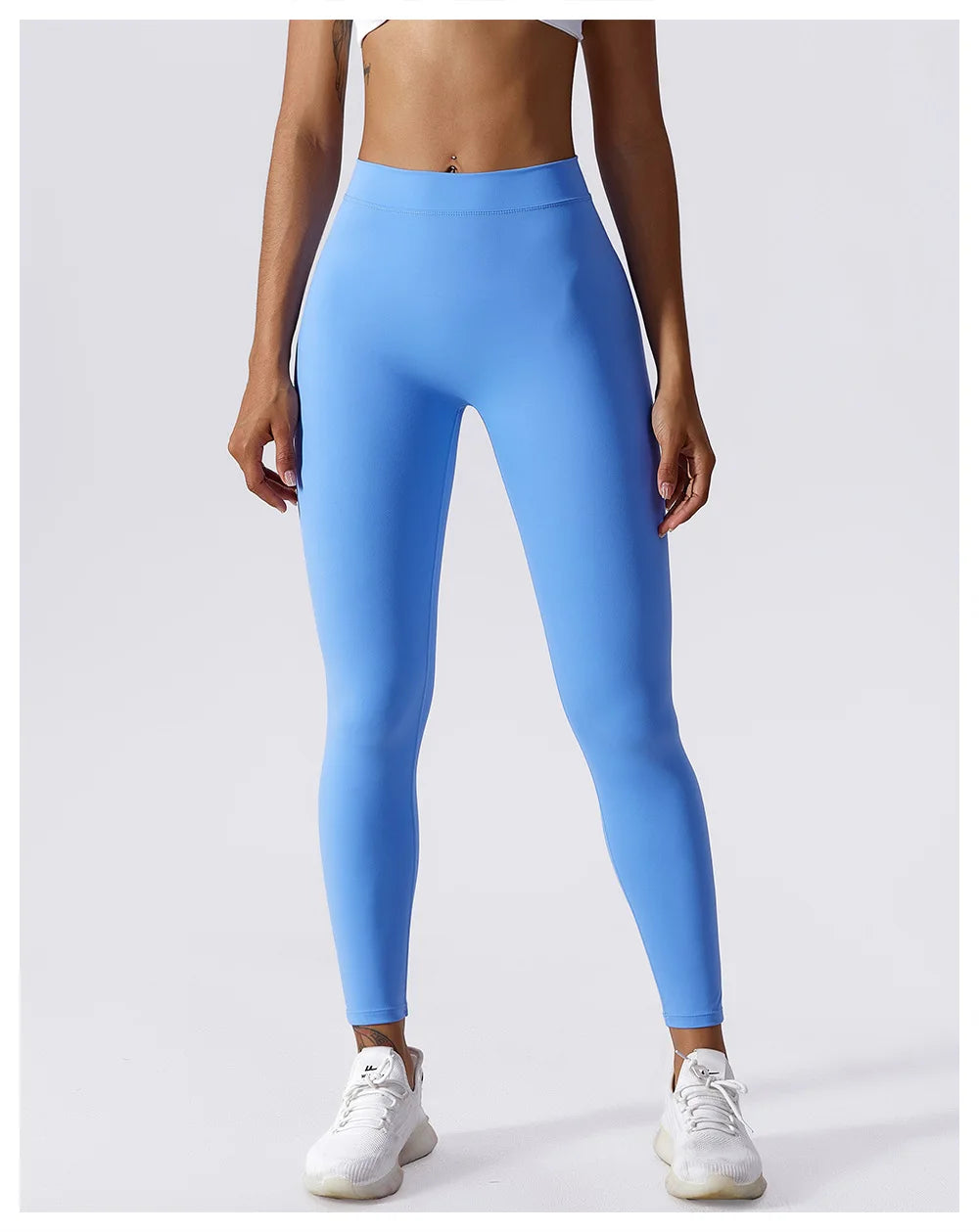 Women Seamless Solid Leggings Knitted High Waist Sports Leggings Fashion Hip Lifting Running Yoga Sport Gym Tights Pantalones