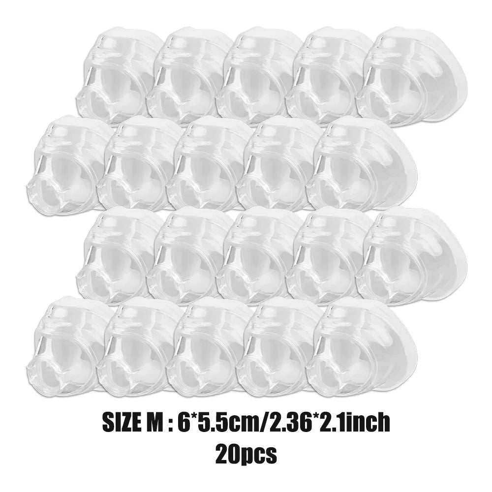 1/5/10/20 piezas Airfit N20 almohadilla de repuesto de silicona para mascarilla nasal CPAP N20. Las almohadillas de silicona para mascarilla N20 solo cubren el sello nasal suave.