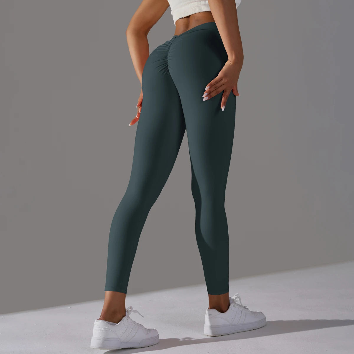 Women Seamless Solid Leggings Knitted High Waist Sports Leggings Fashion Hip Lifting Running Yoga Sport Gym Tights Pantalones